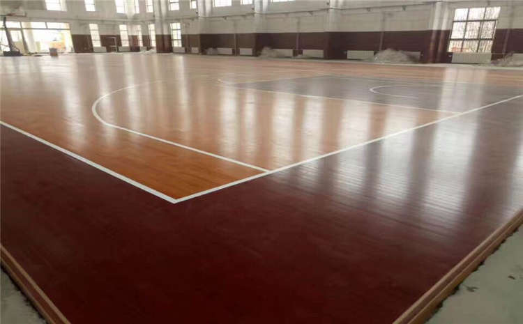 大型篮球实木运动地板厂家报价