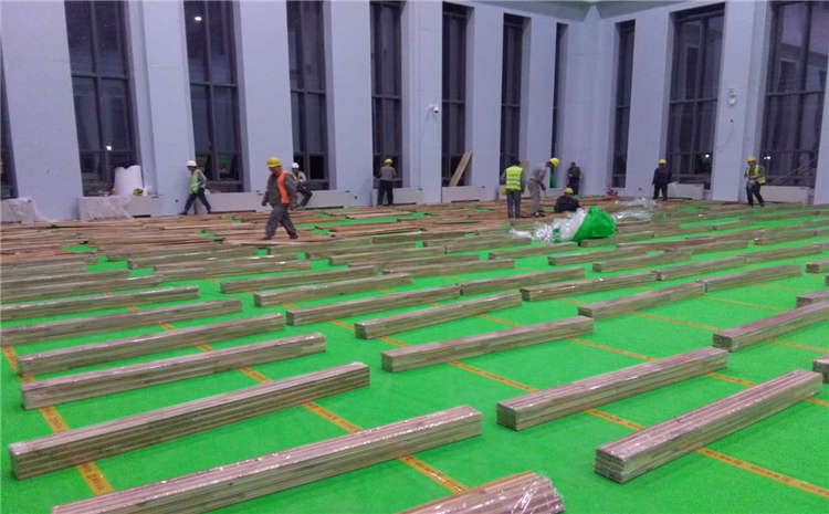 专业的舞台实木地板翻新施工
