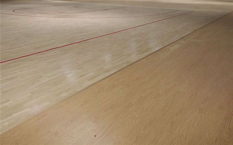 俄勒冈松乒乓球馆木地板单层龙骨结构