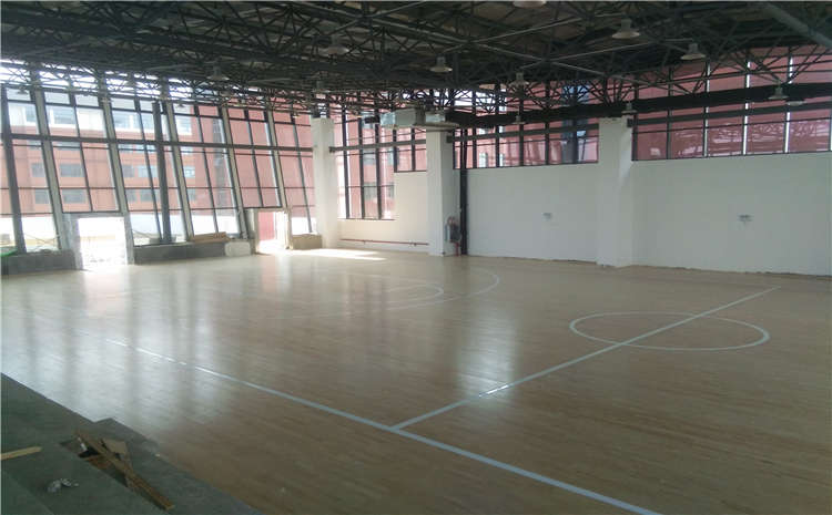 橡胶木排球馆木地板施工技术方案