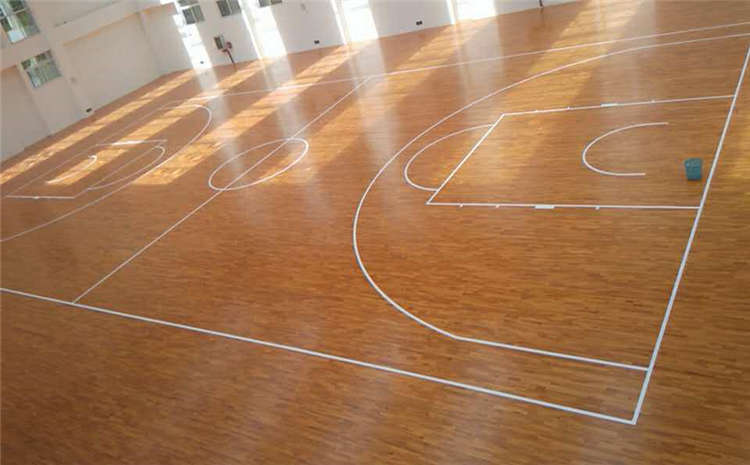 柞木篮球运动地板板式龙骨结构