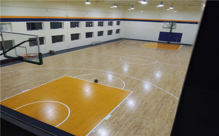 松木木地板篮球馆单层龙骨结构