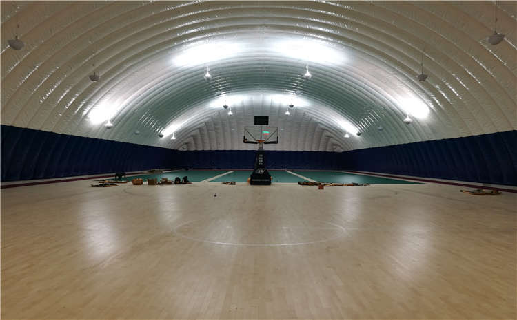 松木木地板篮球馆翻新施工
