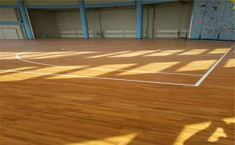 枫桦木体育馆木地板主辅龙骨结构