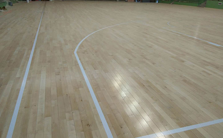 24厚篮球运动地板怎么维修？
