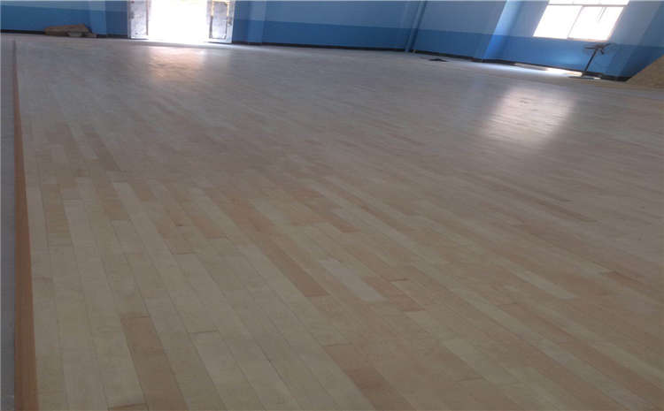 学校舞台运动木地板单层龙骨结构