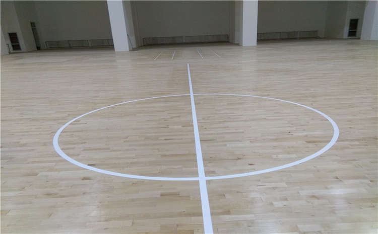 橡胶木篮球运动地板施工技术方案