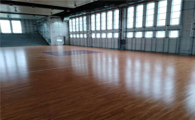 橡胶木排球馆木地板施工技术方案