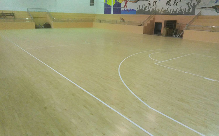 学校体育运动地板单层龙骨结构