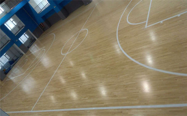 枫桦木篮球运动地板批发价格