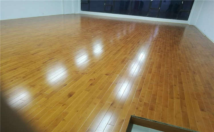 学校篮球木地板施工方案